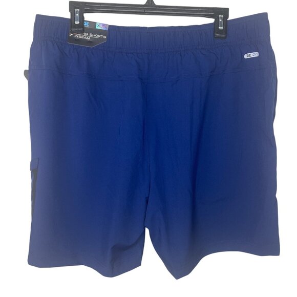 RBX Mens Royal Blue Training Shorts XL 7" Inseam Elastic Waistband W/ Drawstring - Picture 3 of 12